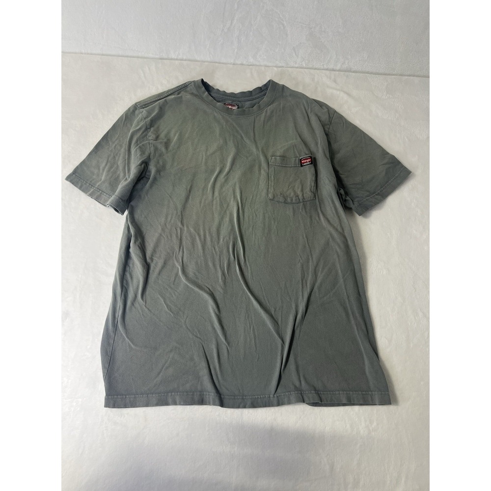 Wrangler Workwear Mens Grey Short Sleeve Pocket T-Shirt Relaxed Fit XL 46-48